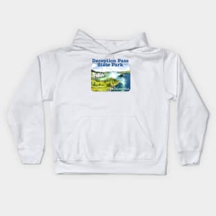 Deception Pass State Park, Washington Kids Hoodie